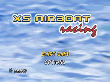 XS Airboat Racing (US) screen shot title
